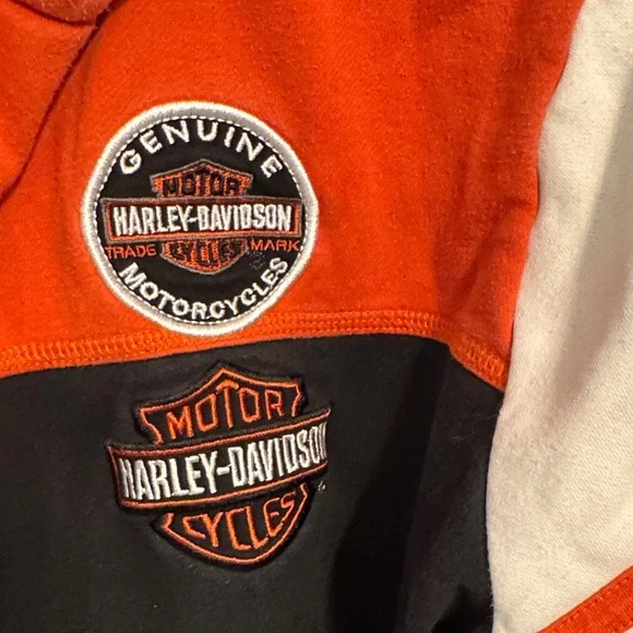 Harley-Davidson Black and Red Hoodie - Picture 4 of 7